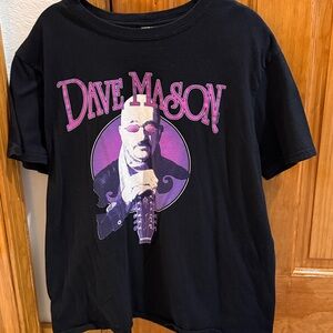 Gildan Dave Mason Black Tee with Purple Graphic
